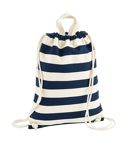 Westford Mill Nautical Gymsac, Natural/Navy, One Size bedrucken, Art.-Nr. 688280600 Westford Mill Nautical Gymsac, Natural/Navy, One Size bedrucken, Art.-Nr. 688280600