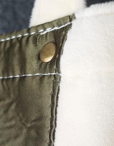 SG ACCESSORIES - BAGS Kiyomi Satin + Velvet Tote Bag, Natural/Olive Green, One Size bedrucken, Art.-Nr. 693570650 SG ACCESSORIES - BAGS Kiyomi Satin + Velvet Tote Bag, Natural/Olive Green, One Size bedrucken, Art.-Nr. 693570650