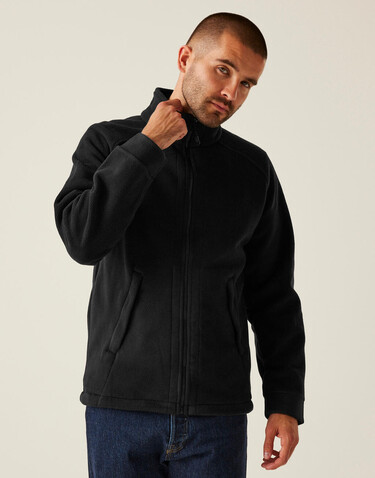 Regatta Sigma Fleece Jacket, Black, S bedrucken, Art.-Nr. 698171013