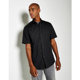 Kustom Kit Classic Fit Workforce Shirt, Black, S bedrucken, Art.-Nr. 700111013