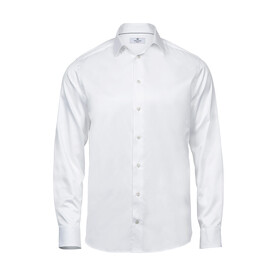 Tee Jays Luxury Shirt Comfort Fit, White, S bedrucken, Art.-Nr. 700540003