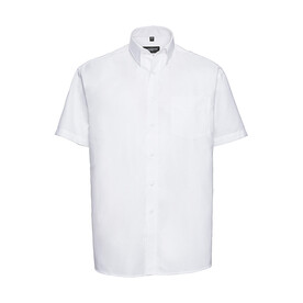 Russell Europe Oxford Shirt, White, S bedrucken, Art.-Nr. 731000001
