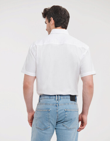Russell Europe Oxford Shirt, White, S bedrucken, Art.-Nr. 731000001 Russell Europe Oxford Shirt, White, S bedrucken, Art.-Nr. 731000001