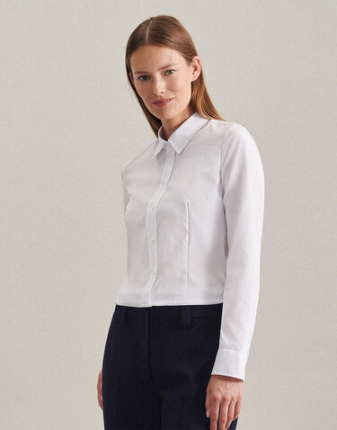 Seidensticker Seidensticker Regular Fit 1/1 Kent Women, White, 34 bedrucken, Art.-Nr. 744200001 Seidensticker Seidensticker Regular Fit 1/1 Kent Women, White, 34 bedrucken, Art.-Nr. 744200001
