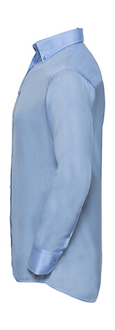 Russell Europe Men`s LS Ultimate Non-iron Shirt, White, S/15" bedrucken, Art.-Nr. 756000001