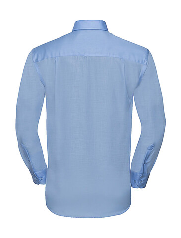 Russell Europe Men`s LS Ultimate Non-iron Shirt, White, S/15" bedrucken, Art.-Nr. 756000001