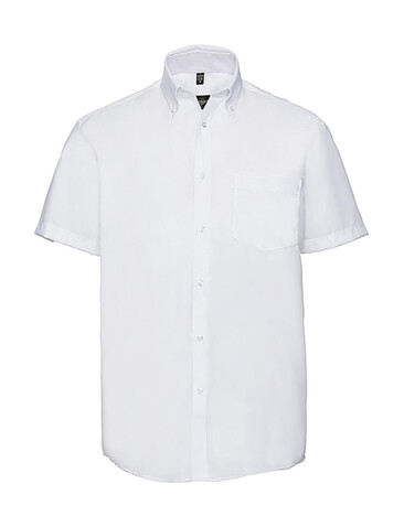 Russell Europe Men`s Ultimate Non-iron Shirt, White, S/15" bedrucken, Art.-Nr. 757000001