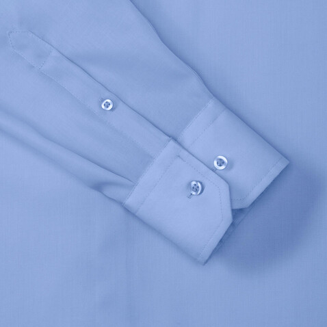 Russell Europe Tailored Ultimate Non-iron Shirt LS, White, S/15" bedrucken, Art.-Nr. 758000001
