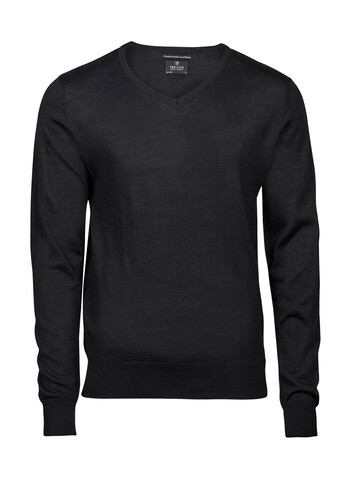 Tee Jays Men`s V-Neck Sweater, Black, S bedrucken, Art.-Nr. 764541013 Tee Jays Men`s V-Neck Sweater, Black, S bedrucken, Art.-Nr. 764541013