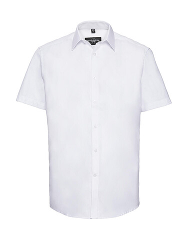 Russell Europe Men`s Herringbone Shirt, White, S (15") bedrucken, Art.-Nr. 783000003
