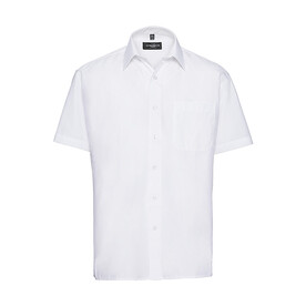 Russell Europe Poplin Shirt, White, S bedrucken, Art.-Nr. 792000003