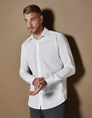 Kustom Kit Slim Fit Business Shirt LS, White, S bedrucken, Art.-Nr. 798110001 Kustom Kit Slim Fit Business Shirt LS, White, S bedrucken, Art.-Nr. 798110001