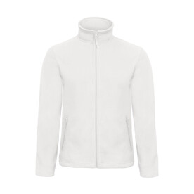 B &amp;amp; C ID.501 Micro Fleece Full Zip, White, XS bedrucken, Art.-Nr. 803420002