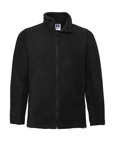 Russell Europe Men`s Full Zip Outdoor Fleece, Black, XS bedrucken, Art.-Nr. 820001012 Russell Europe Men`s Full Zip Outdoor Fleece, Black, XS bedrucken, Art.-Nr. 820001012