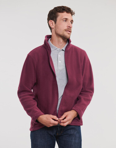 Russell Europe Men`s Full Zip Outdoor Fleece, Black, XS bedrucken, Art.-Nr. 820001012 Russell Europe Men`s Full Zip Outdoor Fleece, Black, XS bedrucken, Art.-Nr. 820001012