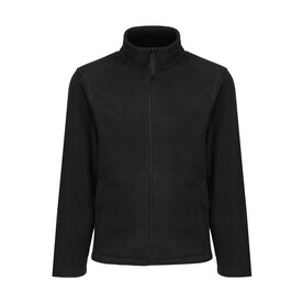 Regatta Micro Full Zip Fleece, Black, S bedrucken, Art.-Nr. 823171013