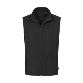 Stedman Fleece Vest, Black Opal, L bedrucken, Art.-Nr. 828051025
