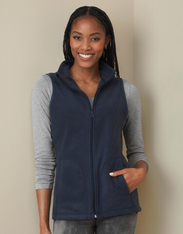 Stedman Fleece Vest Women, Black Opal, S bedrucken, Art.-Nr. 829051023 Stedman Fleece Vest Women, Black Opal, S bedrucken, Art.-Nr. 829051023