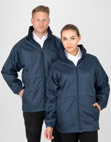 Result Microfleece Lined Jacket, Navy, S bedrucken, Art.-Nr. 830332003