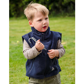 Result Kids` Fleece Bodywarmer, Navy, 2XS (3-4) bedrucken, Art.-Nr. 837332001
