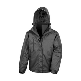Result 3-in-1 Journey Jacket, Black/Black, S bedrucken, Art.-Nr. 853331773