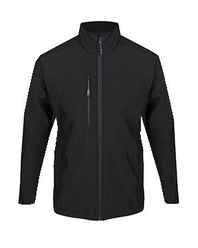 Regatta Honestly Made Recycled Softshell Jacket, Black, S bedrucken, Art.-Nr. 893171013