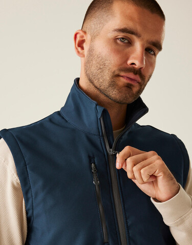 Regatta Honestly Made Recycled Softshell Bodywarmer, Black, S bedrucken, Art.-Nr. 894171013