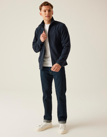 Regatta Honestly Made Recycled Full Zip Fleece, Black, S bedrucken, Art.-Nr. 895171013