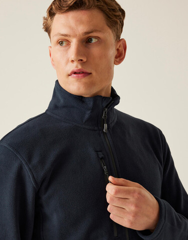 Regatta Honestly Made Recycled Full Zip Fleece, Black, S bedrucken, Art.-Nr. 895171013