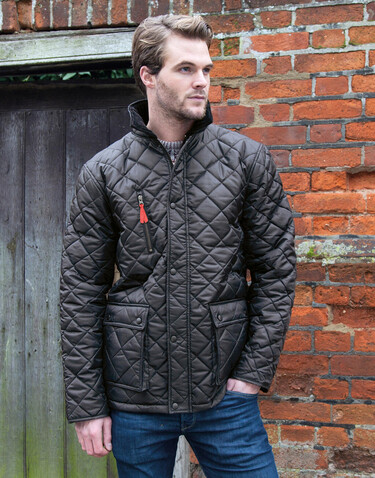 Result Cheltenham Gold Jacket, Black, 2XL bedrucken, Art.-Nr. 896331017