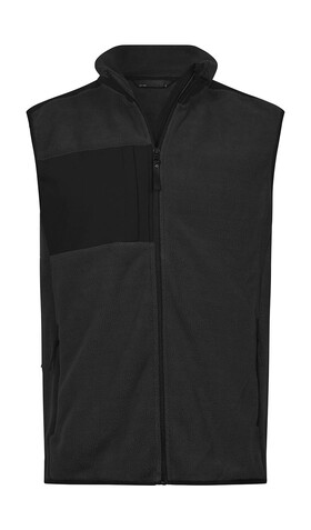Tee Jays Mountain Fleece Bodywarmer, Black/Black, XS bedrucken, Art.-Nr. 898541772