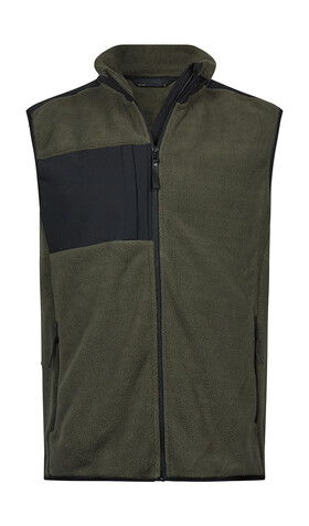 Tee Jays Mountain Fleece Bodywarmer, Black/Black, XS bedrucken, Art.-Nr. 898541772