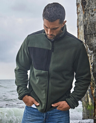 Tee Jays Mountain Fleece, Black/Black, XS bedrucken, Art.-Nr. 899541772