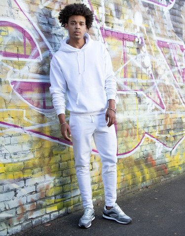 Jerzees NuBlend Pocketed Jogger Sweatpants, White, S bedrucken, Art.-Nr. 900370003 Jerzees NuBlend Pocketed Jogger Sweatpants, White, S bedrucken, Art.-Nr. 900370003