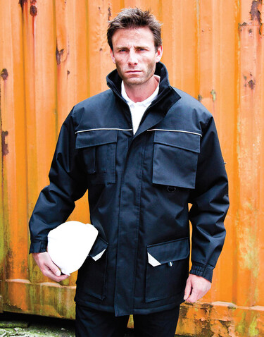 Result Work-Guard Sabre Long Coat, Navy, S bedrucken, Art.-Nr. 901332003