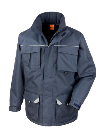Result Work-Guard Sabre Long Coat, Navy, S bedrucken, Art.-Nr. 901332003