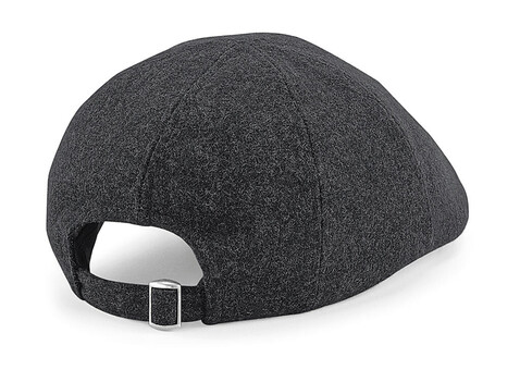 Beechfield Melton Wool Ivy Cap, Charcoal Marl, One Size bedrucken, Art.-Nr. 901691340 Beechfield Melton Wool Ivy Cap, Charcoal Marl, One Size bedrucken, Art.-Nr. 901691340