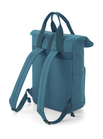 Bag Base Recycled Twin Handle Roll-Top Backpack, Black, One Size bedrucken, Art.-Nr. 903291010 Bag Base Recycled Twin Handle Roll-Top Backpack, Black, One Size bedrucken, Art.-Nr. 903291010