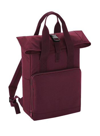 Bag Base Recycled Twin Handle Roll-Top Backpack, Blush Pink, One Size bedrucken, Art.-Nr. 903294320