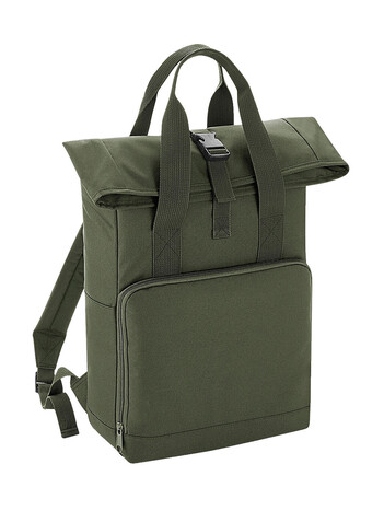 Bag Base Recycled Twin Handle Roll-Top Backpack, Black, One Size bedrucken, Art.-Nr. 903291010 Bag Base Recycled Twin Handle Roll-Top Backpack, Black, One Size bedrucken, Art.-Nr. 903291010