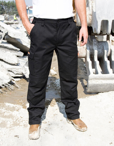 Result Work-Guard Stretch Trousers Long, Black, XS (30/34") bedrucken, Art.-Nr. 904331010