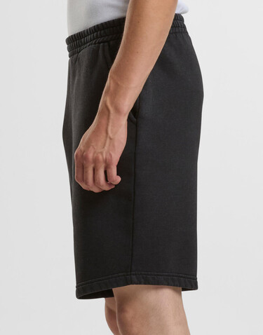 Build Your Brand Vintage Heavy Sweatshorts, Black, S bedrucken, Art.-Nr. 904391011