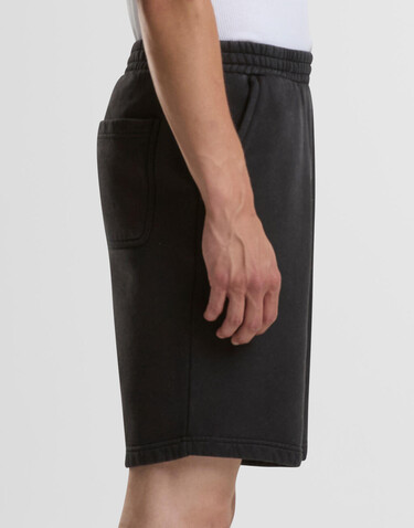Build Your Brand Vintage Heavy Sweatshorts, Black, S bedrucken, Art.-Nr. 904391011