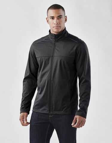 StormTech Men`s Greenwich Softshell, Black, M bedrucken, Art.-Nr. 905181014