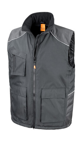 Result Work-Guard Vostex Bodywarmer, Black, S bedrucken, Art.-Nr. 906331013