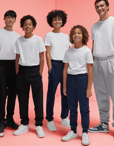 B &amp; C ID.000 Sweatpant /kids, Black, 7/8 (122/128) bedrucken, Art.-Nr. 908421015