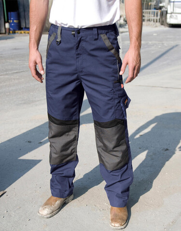 Result Work-Guard Technical Trouser, Grey/Black, XS bedrucken, Art.-Nr. 910331481