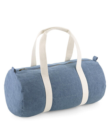 Bag Base Denim Barrel Bag, Denim Blue, One Size bedrucken, Art.-Nr. 911293190 Bag Base Denim Barrel Bag, Denim Blue, One Size bedrucken, Art.-Nr. 911293190