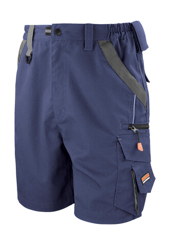 Result Work-Guard Technical Shorts, Navy/Black, 3XL bedrucken, Art.-Nr. 911332408