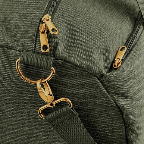 Bag Base Vintage Canvas Barrel Bag, Vintage Black, One Size bedrucken, Art.-Nr. 912291120